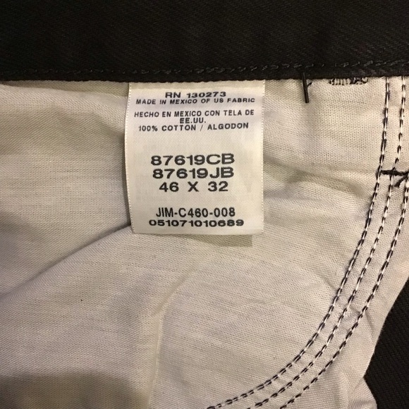 🚫SOLD🚫Enslaved 46 NWT Men’s Denim Shorts Black Distressed 100% Cotton New - Picture 6 of 6